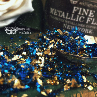 Finnabair Art Ingredients Fine Metallic Flakes / Hojuelas de Brillo New York Adornos / Embellishments Prima Marketing
