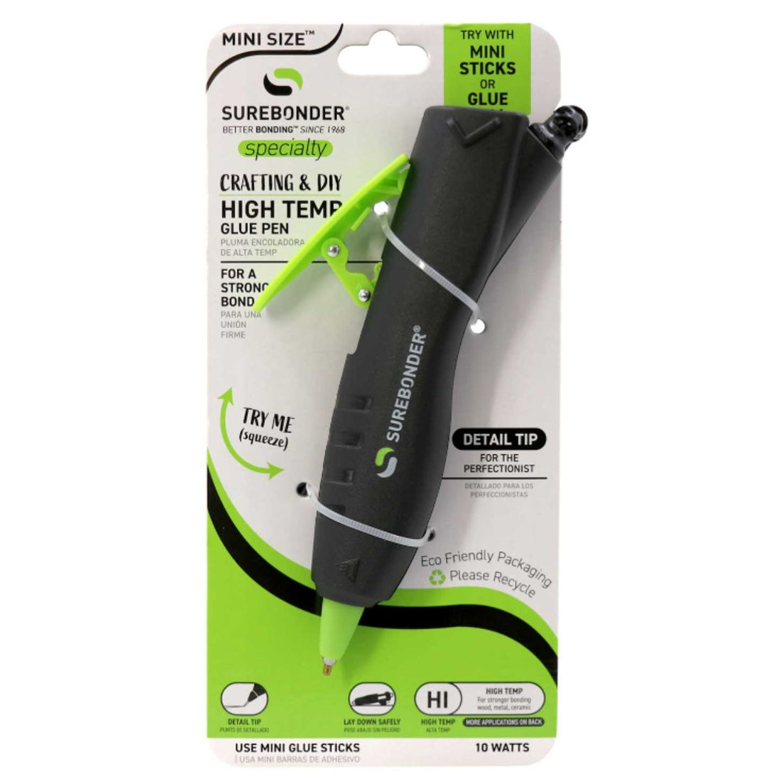 Mini 10 Watt Glue Pen / Pistola de Silicón Tipo BolÃgrafo Adhesivos / Pegamentos SureBonder