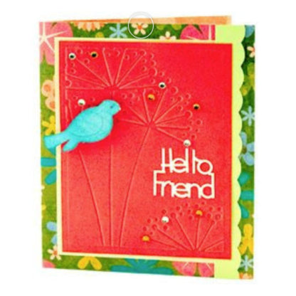 Combo Friends Forever / Combo de Suaje y Folder Amigos Dados de Corte / Suajes / Troqueles Cuttlebug