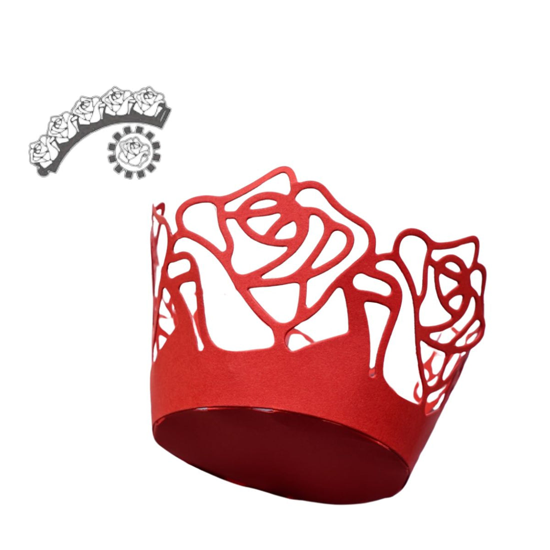 Suaje de Cubre Cupcake de Rosas Dados de Corte / Suajes / Troqueles Hobbees