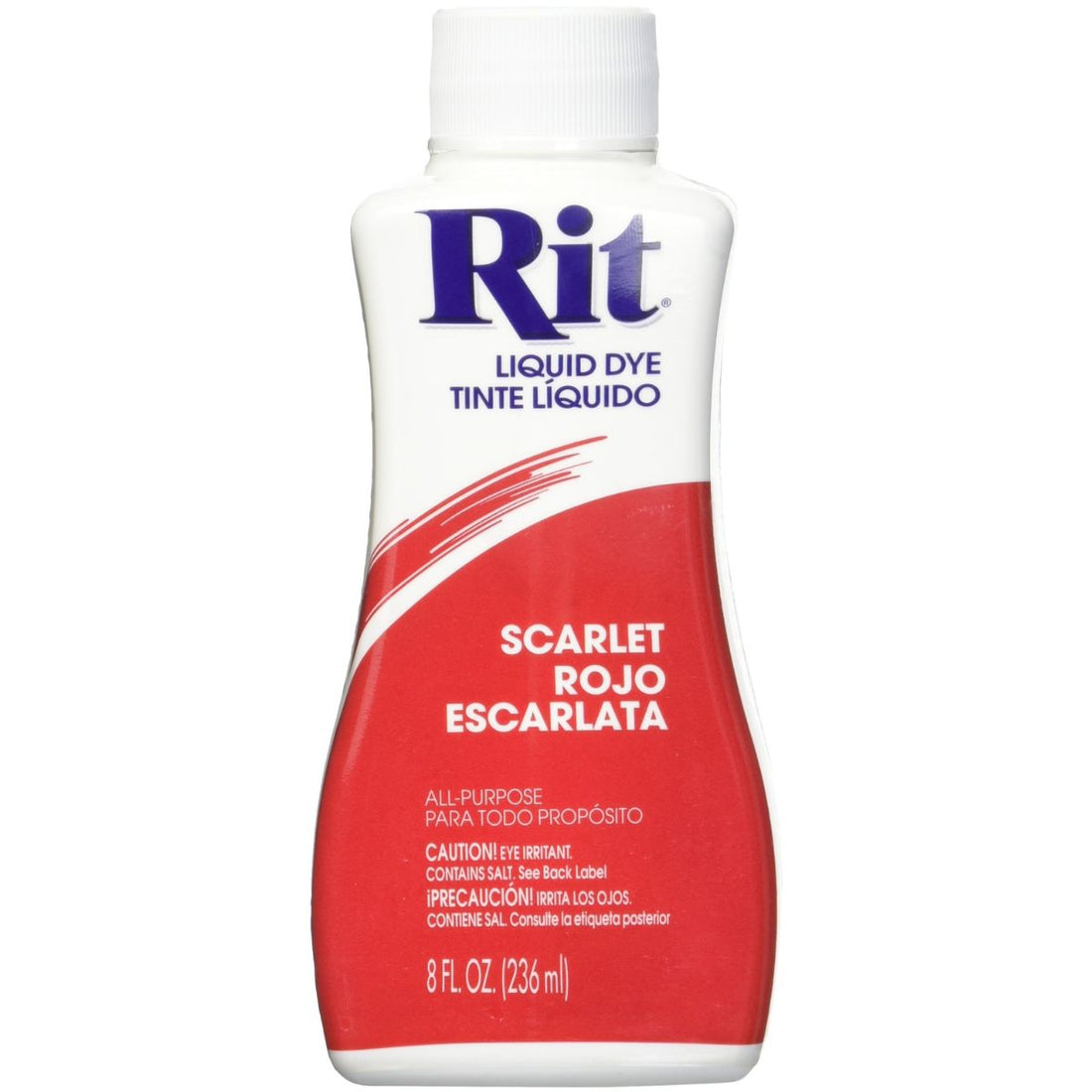 Rit Dye Liquid Scarlet / LÃquido para Teñir Escarlata Pintura para Tela Rit