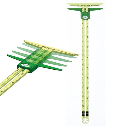 Supersize Sliding Gauge / Regla Grange Deslizable 5 en 1 Costura Clover