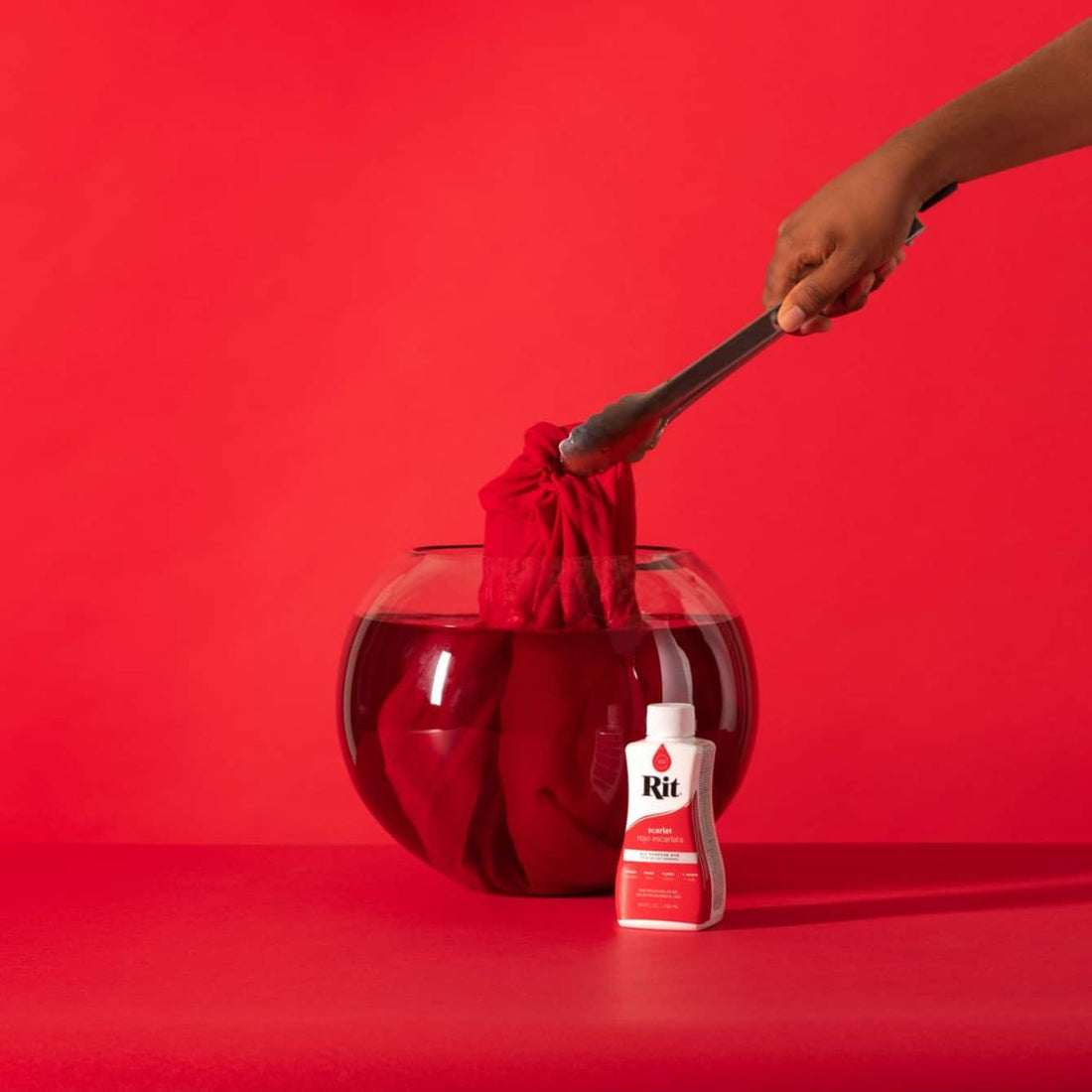 Rit Dye Liquid Scarlet / LÃquido para Teñir Escarlata Pintura para Tela Rit