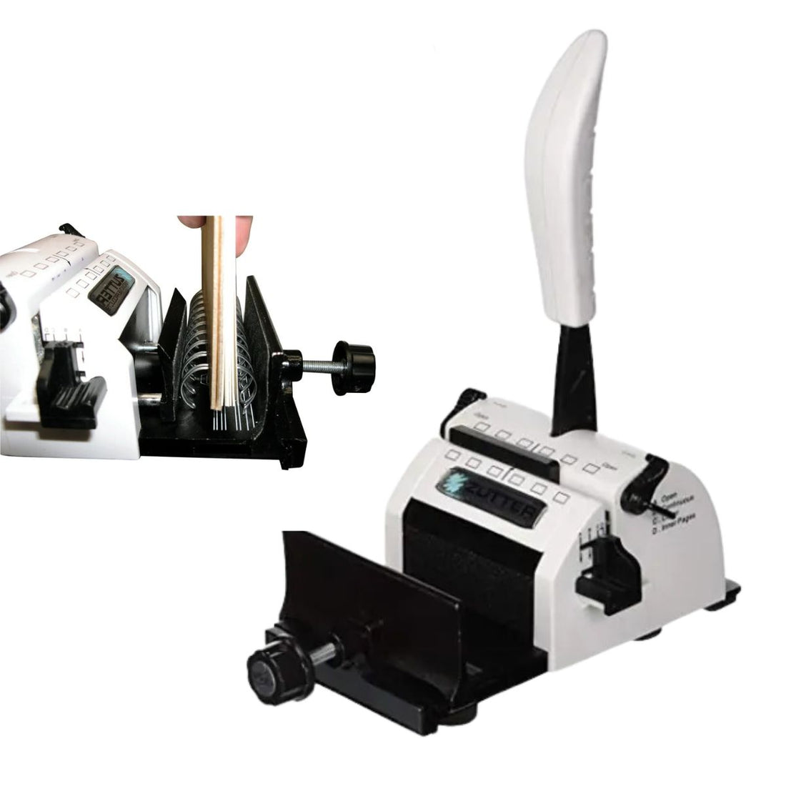Bind-It-All Machine V2 White / Engargoladora Mini Blanca Máquinas Zutter