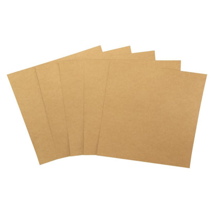 Kraft Cardstock 12&quot; / 50 Hojas Cartulina Premium Kraft Lisa 30.5 cm Papel Harmony Paper