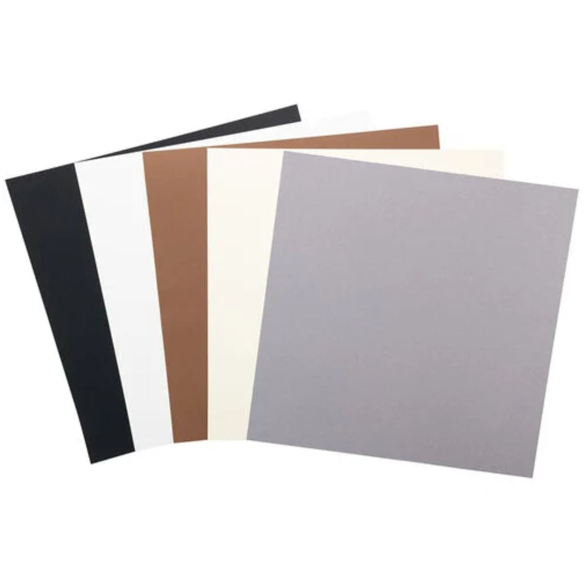 Neutral Cardstock 12&quot; / 50 Hojas Cartulina Premium Colores Neutros 30.5 cm Papel Harmony Paper