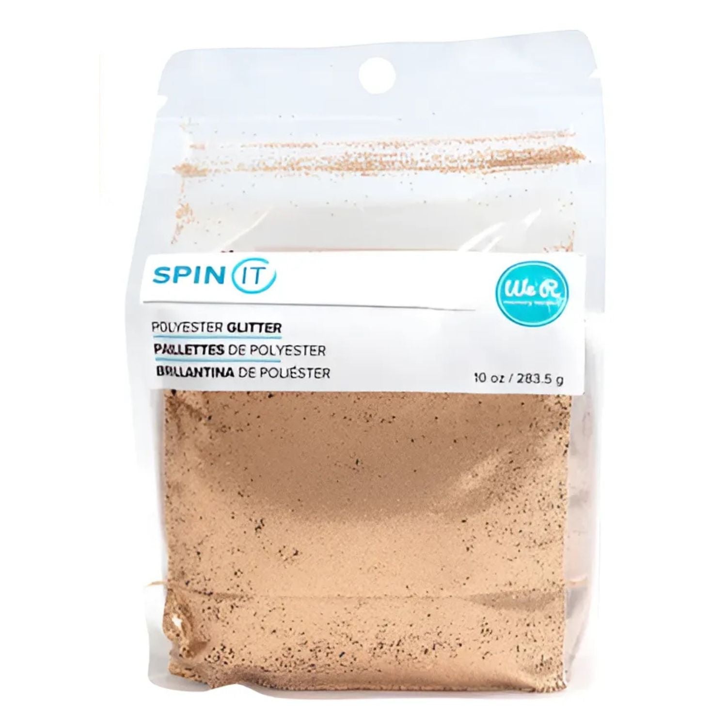 Spin It Extra Fine Glitter Champagne / Diamantina Champaña Extra Fina Adornos / Embellishments We R Memory Keepers