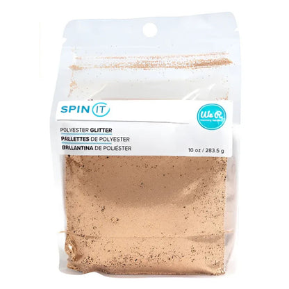 Spin It Extra Fine Glitter Champagne / Diamantina Champaña Extra Fina Adornos / Embellishments We R Memory Keepers