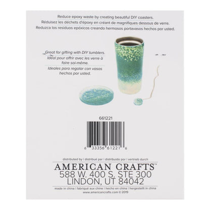 Spin It Coasters Mold / Moldes de Porta Vasos Para Resina Resina Epóxica y Accesorios American Crafts