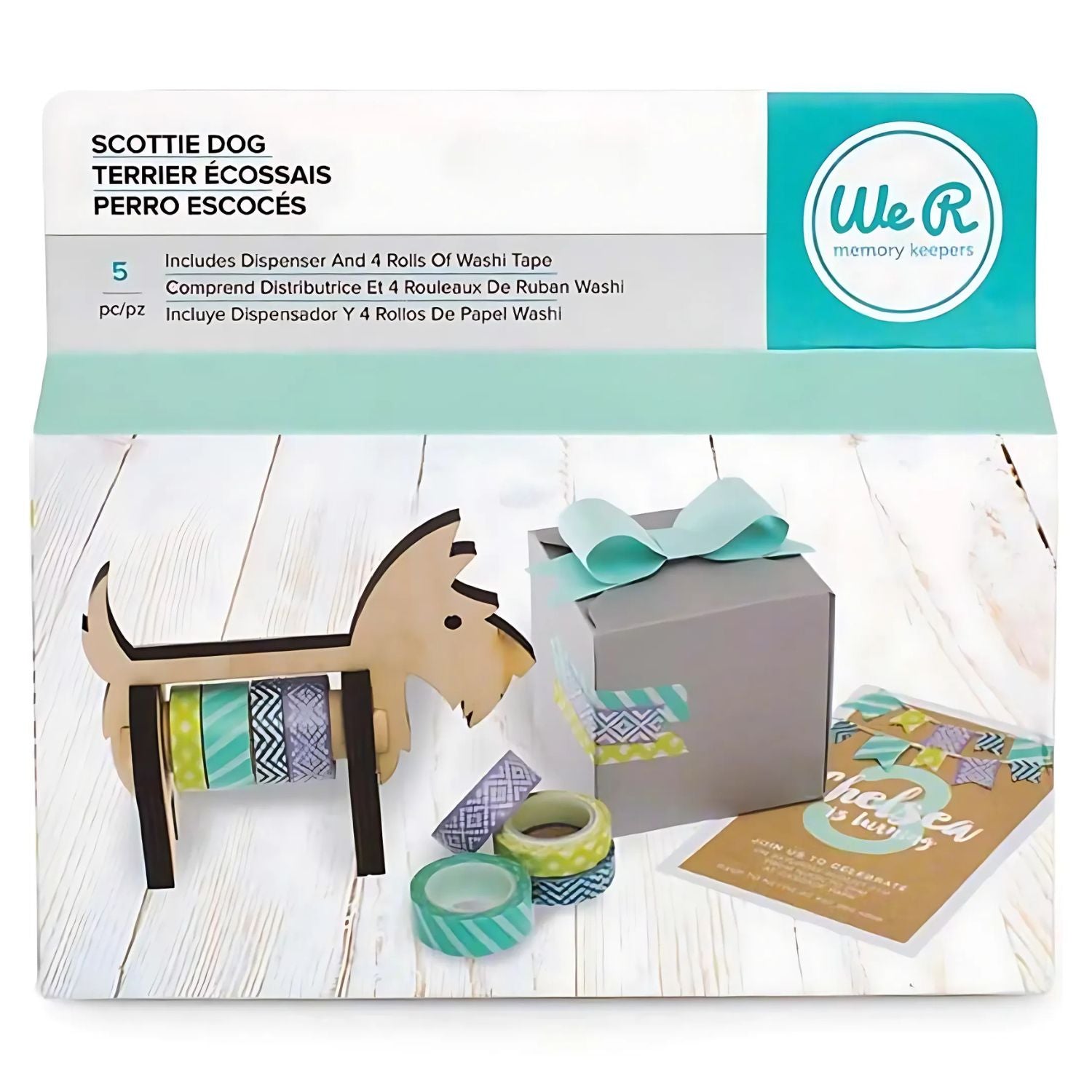 Scottie Dog / Dispensador de Washi de Perro Washi Tape We R Memory Keepers