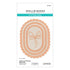 Scallop and Stitched Edge Oval Cutting Dies / Suajes Grabados Óvalos Bordes Cosidos Festoneados Dados de Corte / Suajes / Troqueles Spellbinders