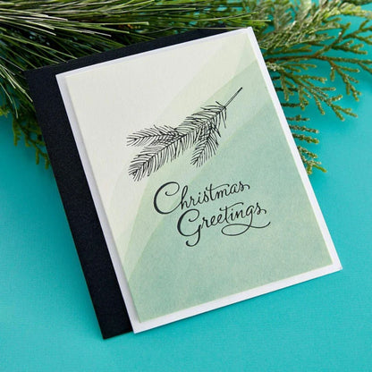 Evergreen Braches Press Plate / Placa De Prensa Ramas Perennes Accesorios para Suajadoras Spellbinders