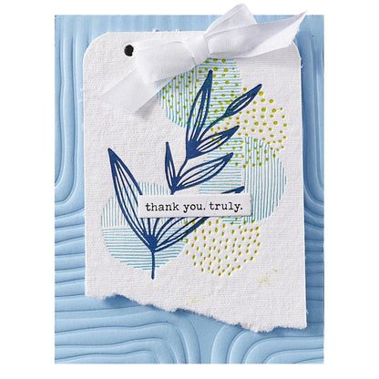Lined Corners 3D Embossing Folder / Folder De Relieve 3D Esquinas Revestidas Folders de Grabado Spellbinders