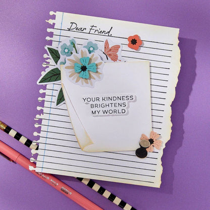 Push Pin Notes Cutting Dies / Suajes De Corte Para Notas Con Chinchetas Accesorios para Suajadoras Spellbinders