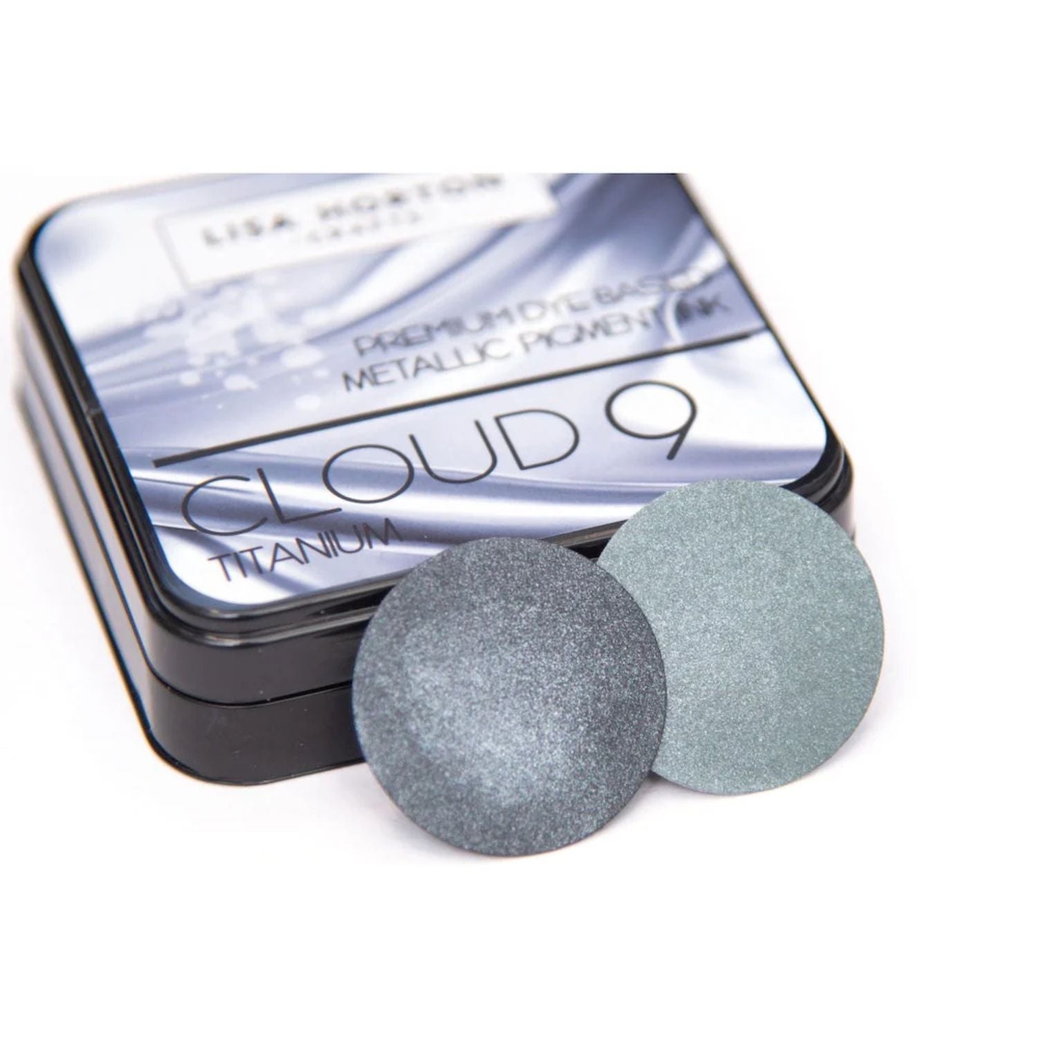 Metallic Pigment Ink Pad / Tinta Metálica Para Sellos Titanium Tinta para Sellos Lisa Horton Crafts