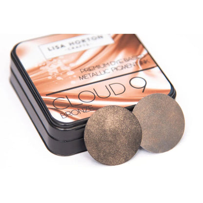 Metallic Pigment Ink Pad / Tinta Metálica Para Sellos Bronce Tinta para Sellos Lisa Horton Crafts