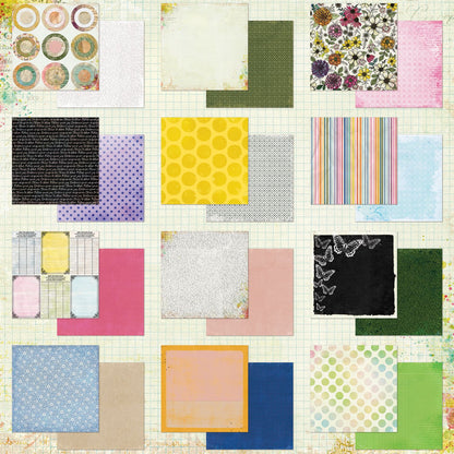 Pack The Flower Emporium 12&quot; / 24 Hojas de Papel Emporio de Flores Papel, Hojas Sueltas 49 and Market