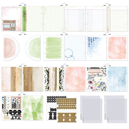 Flower Emporium Binder Album Kit / Kit Para Album Emporio De Flores Encuadernacion 49 and Market