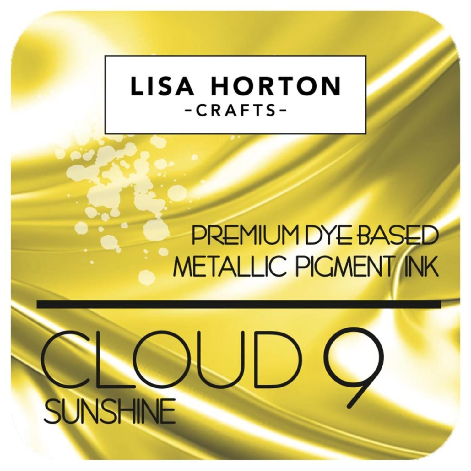 Metallic Pigment Ink Pad / Tinta Metálica Para Sellos Sunshine Tinta para Sellos Lisa Horton Crafts