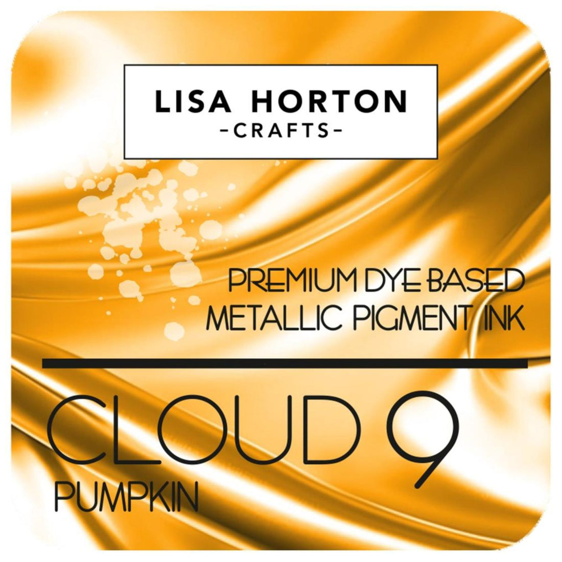 Metallic Pigment Ink Pad / Tinta Metálica Para Sellos Pumpkin Tinta para Sellos Lisa Horton Crafts
