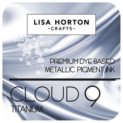 Metallic Pigment Ink Pad / Tinta Metálica Para Sellos Titanium Tinta para Sellos Lisa Horton Crafts