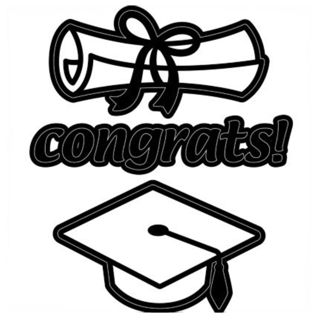 Graduation Theme Dies / Suaje y Realce Graduación Dados de Corte / Suajes / Troqueles Darice