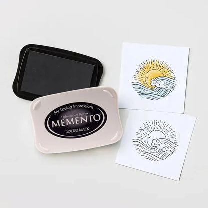 Tuxedo Black Memento Ink Refill / Relleno Memento Negro Tintas TSUKINEKO