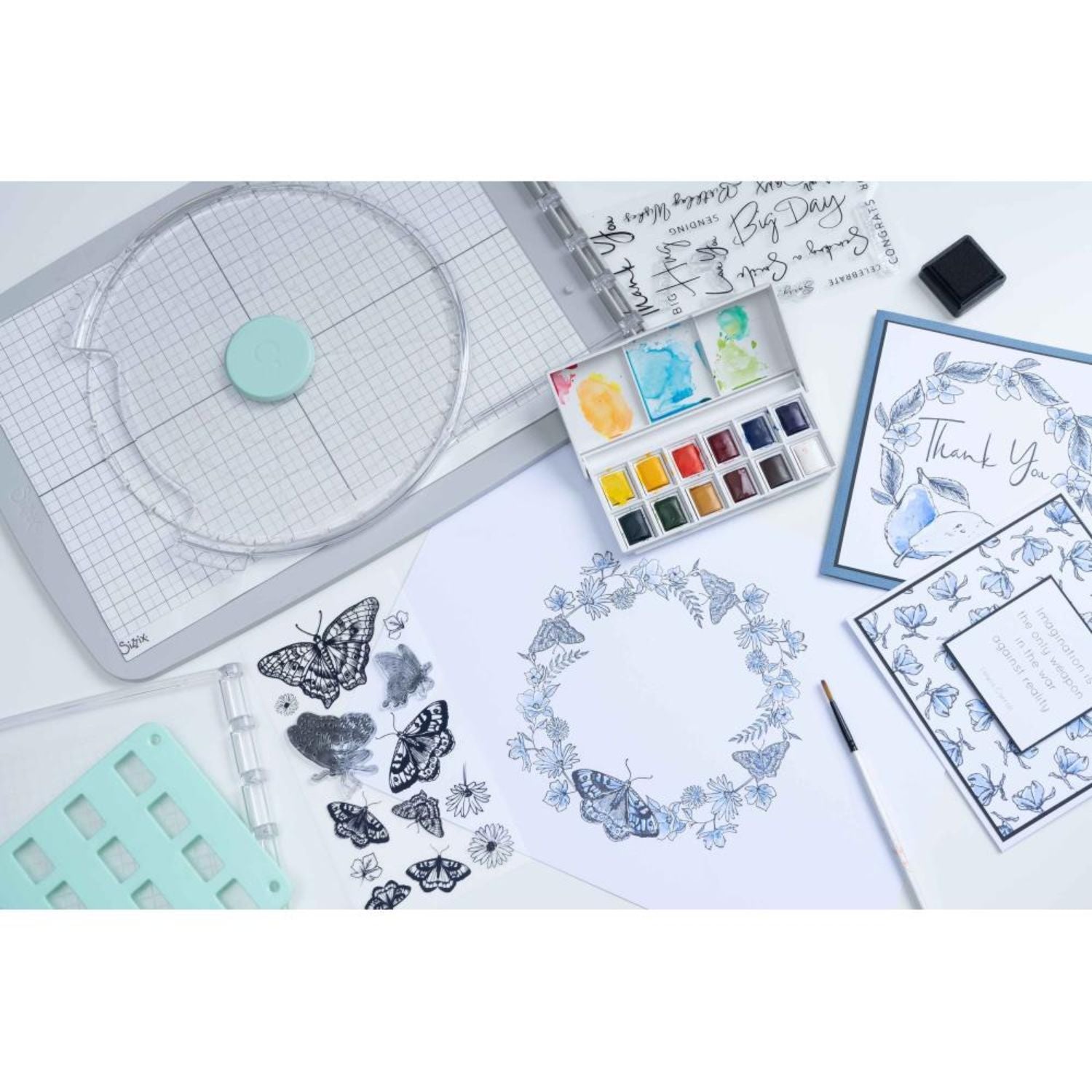 Stamp &amp; Spin Tool / Accesorio Para Plantillas Y Sellos Herramientas Sizzix