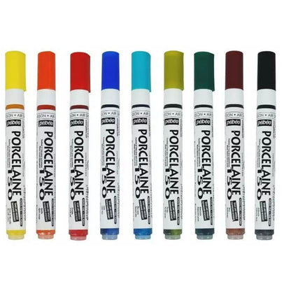 150 China Paint Marker Set / Marcadores para Cerámica Colores y Plumones Pebeo