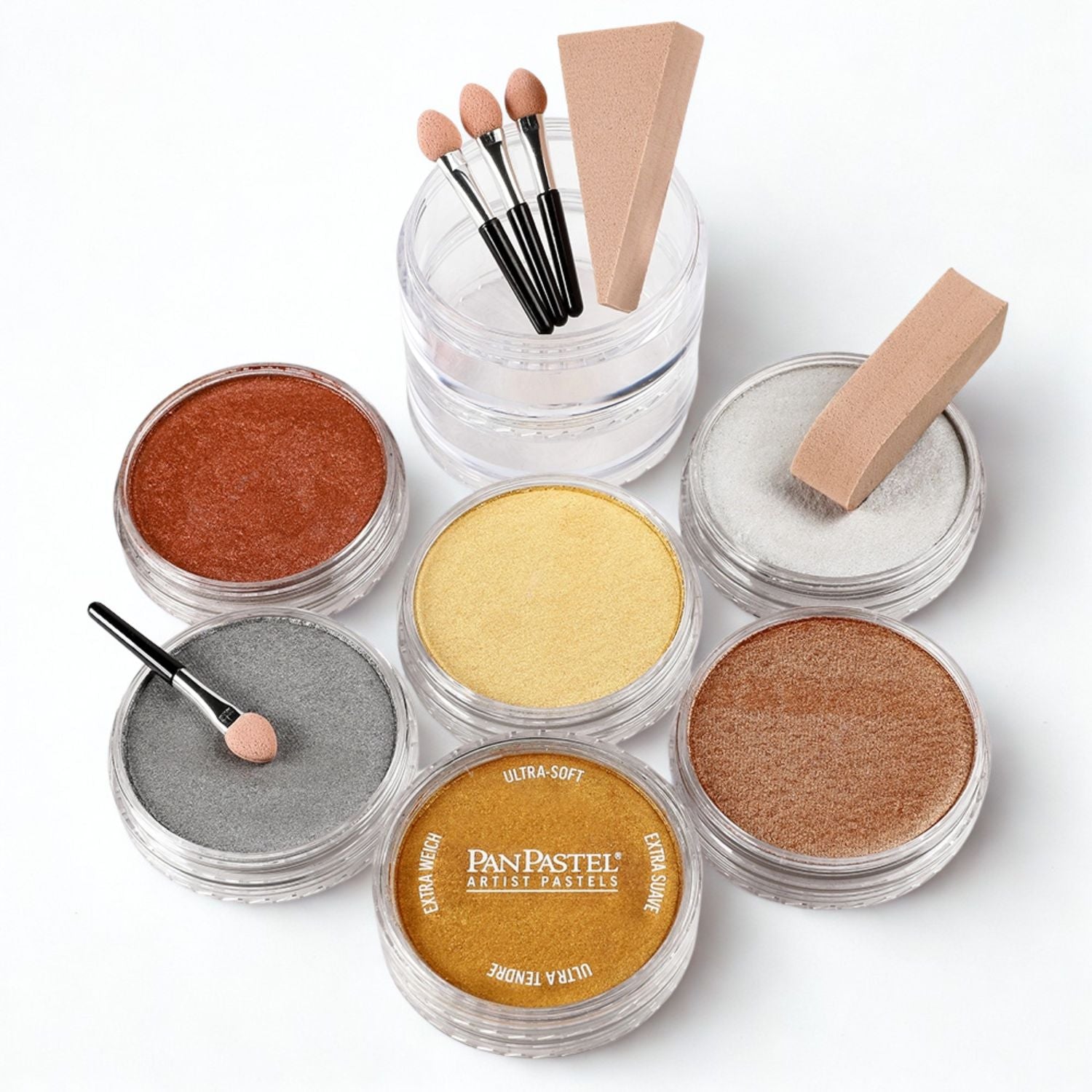 Ultra Soft Artist Pastel Set Metallics / Set de Pasteles Ultra Suaves Metálicos Pastel PanPastel
