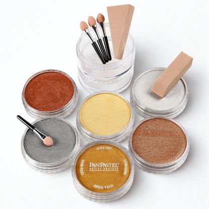 Ultra Soft Artist Pastel Set Metallics / Set de Pasteles Ultra Suaves Metálicos Pastel PanPastel
