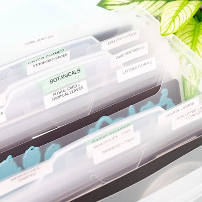 Die &amp; Stamp Storage Bin / Organizador de troqueles y sellos Almacenamiento y Organización We R Memory Keepers