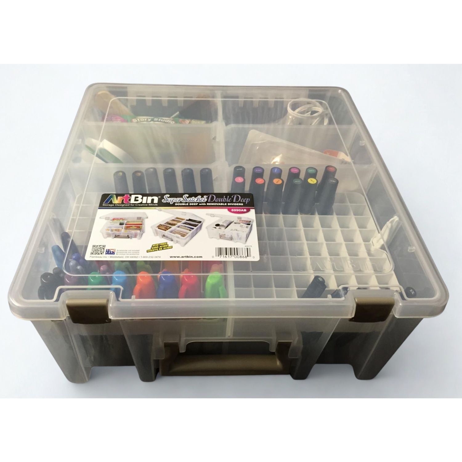 Super Satchel Double Deep / Caja Organizadora Doble Profundidad Almacenamiento y Organización ArtBin