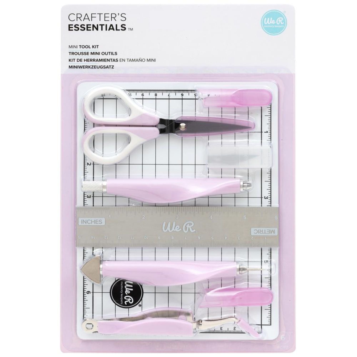 Mini Tool Kit Lilac / Kit de Herramientas Mini Lila Herramientas We R Memory Keepers