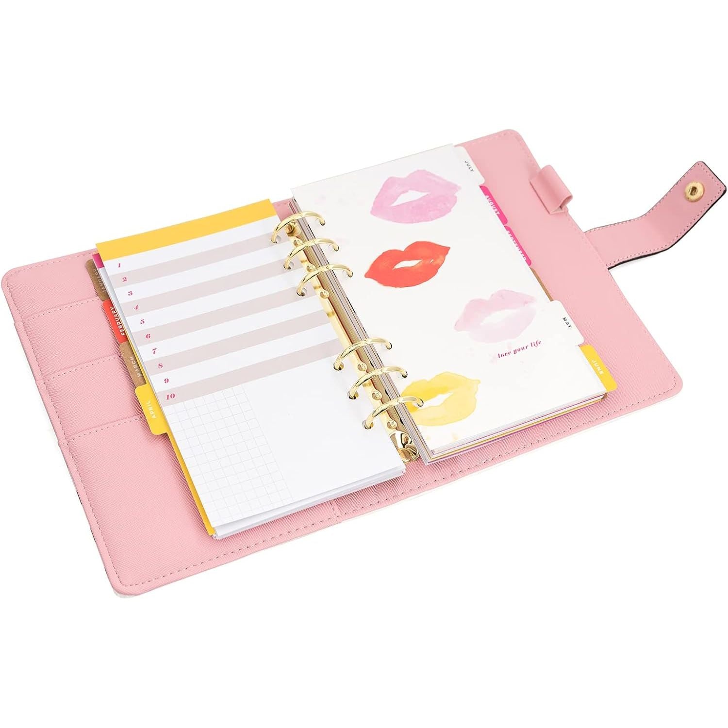 Memory Planner Color Fresh / Planificador Personal Rayas Agendas y Journals Heidi Swapp