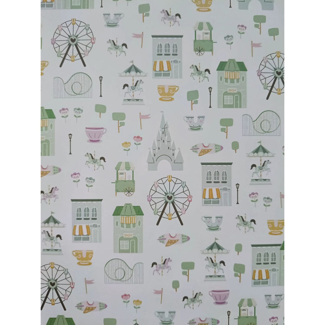 6x8" Block de Papel Estampado Main Street Papel MintopÃa