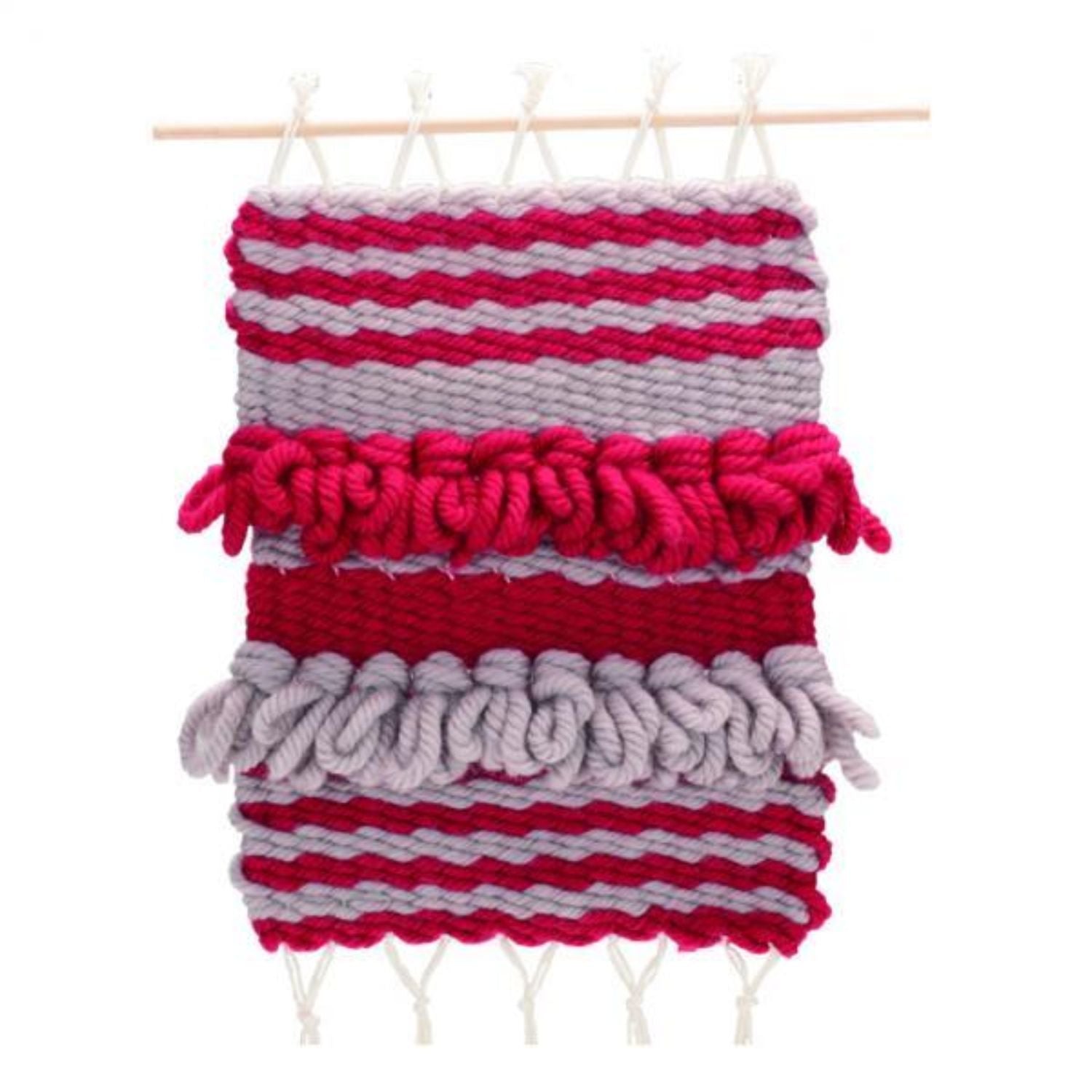 Mini Weaving Loom Double / Mini Telar Doble Tejido Clover