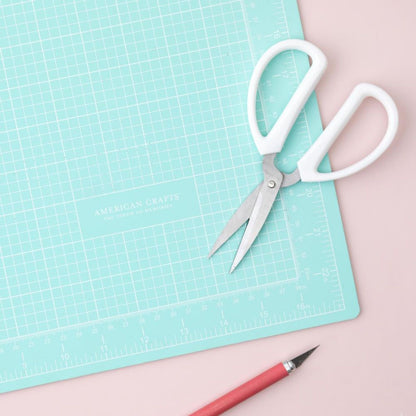 Double-Sided Self-Healing Cutting Mat 17x23 In / Tapete De Corte Autoreparador Turquesa Tapetes, Mats American Crafts