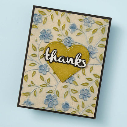 3D Textured Impressions Flowers &amp; Foliage / Folder De Grabado 3D Flores Y Follaje Folders de Grabado Spellbinders