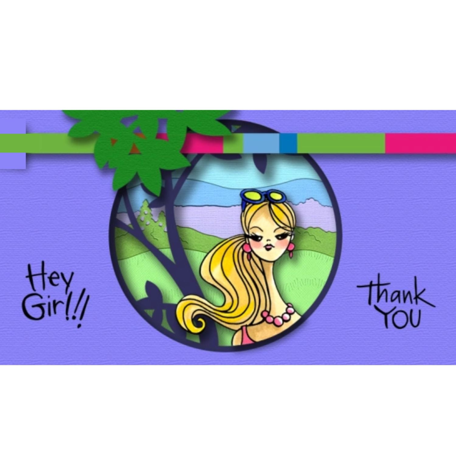 Dies Cut 3D Window Card To Enveloped / Suaje Tarjeta Con Ventana 3D Sobre Dados de Corte / Suajes / Troqueles Stampendous