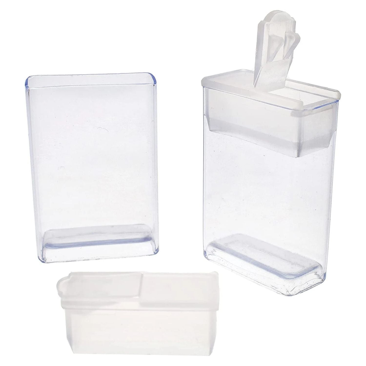 Small Storage Container With Flip / 5 Botecitos Con Tapa Almacenamiento y Organización Bead Smith