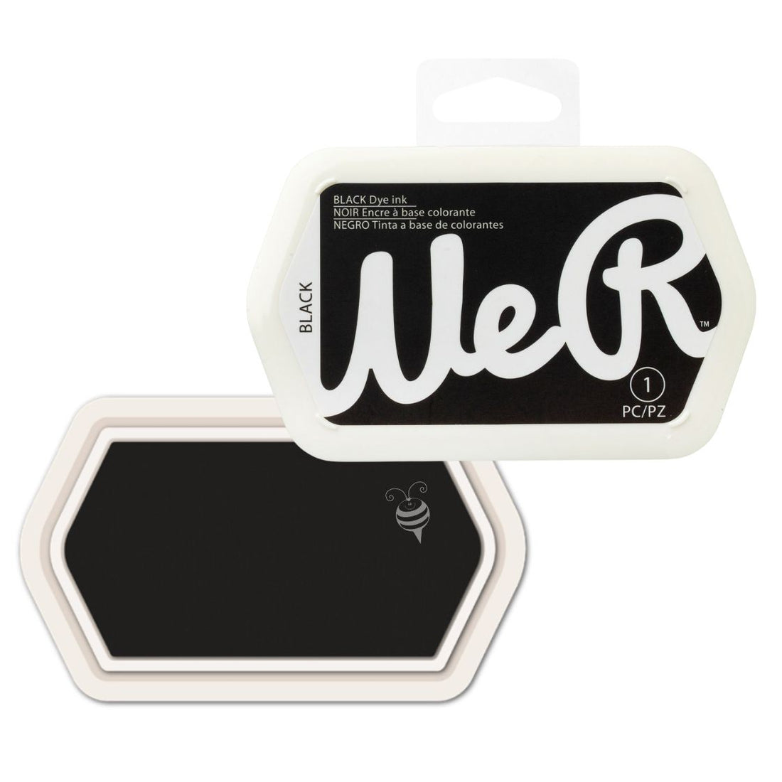 Dye Ink Pad Black / CojÃn de Tinta Negro Tintas We R Makers