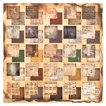 Paquete 24 Papeles Always 8x8&quot; Papel Bellaluna Crafts