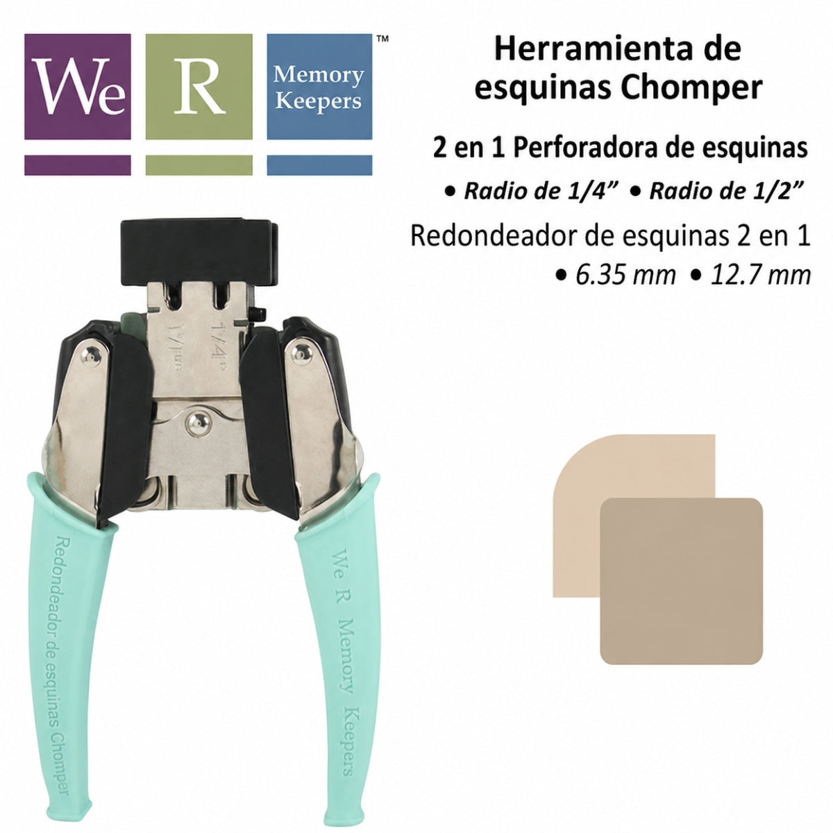 Corner Chomper Rounder / Redondeadora de Esquinas Perforadoras We R Memory Keepers