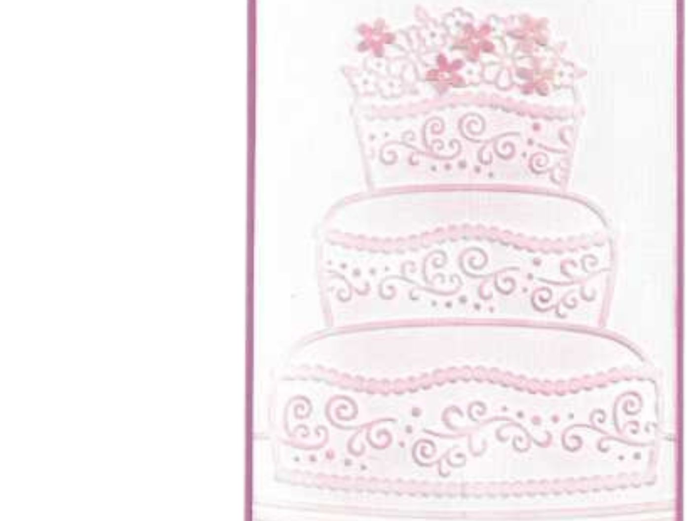 Embossing Fancy Cake / Folder de Grabado de Pastel Decorado Folders de Grabado Darice