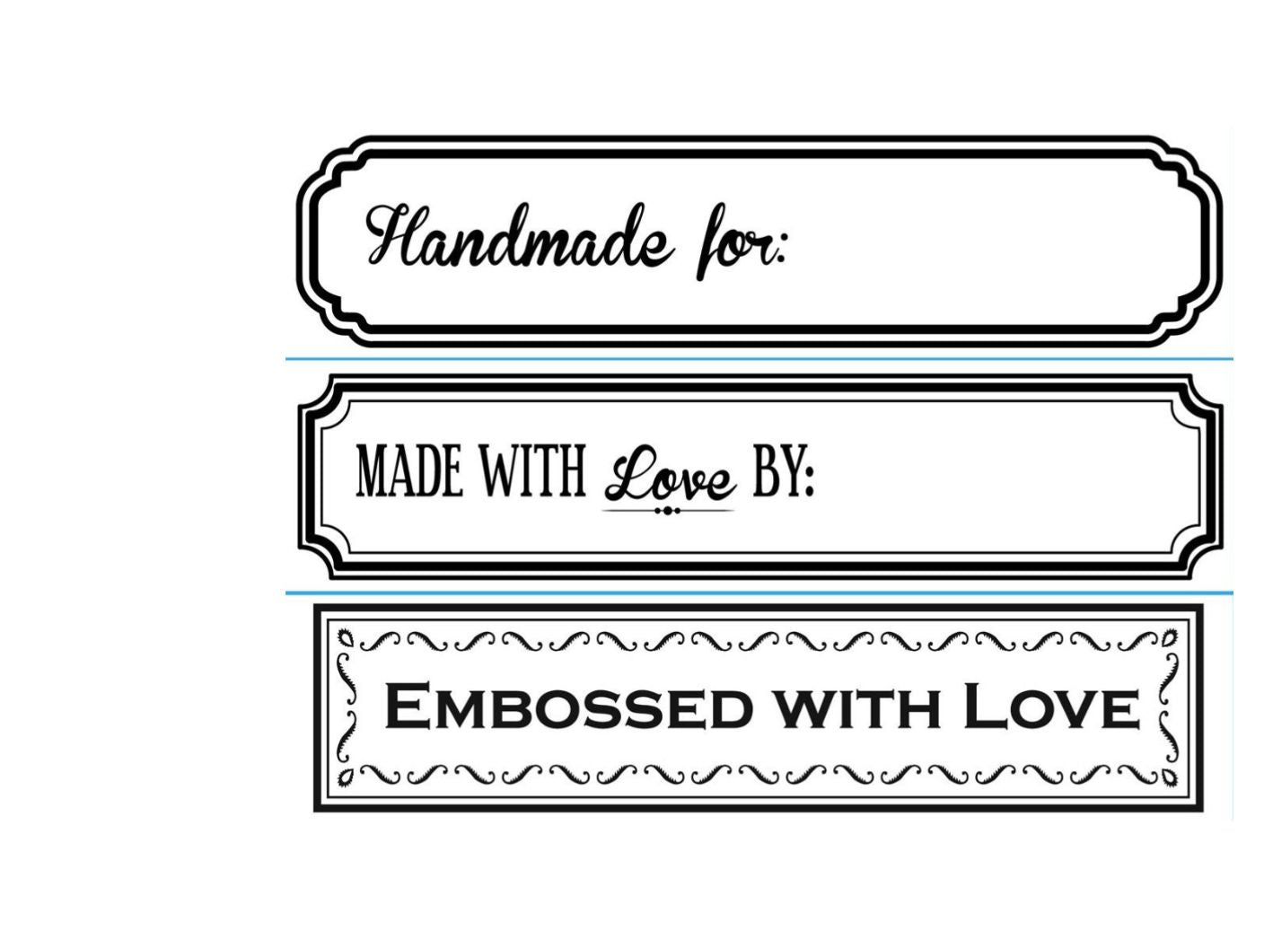 Embossing Handmade By 3 Borders /3 Folders de Grabado Frases Folders de Grabado Darice