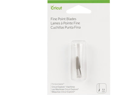 Cricut Fine Point Blades pack of 2 / Paquete de Cuchillas de Repuesto Navajas y cuchillas para máquinas Cricut