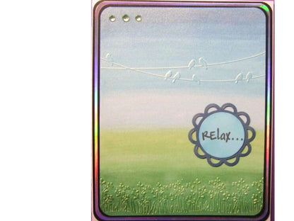 Embossing Birds On Wire / Folder de Grabado Pajaritos Folders de Grabado Darice