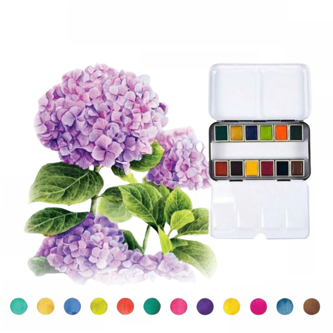 Watercolor Confections Tropicals / Estuche de Acuarelas Tonos Tropicales Acuarela Prima Marketing