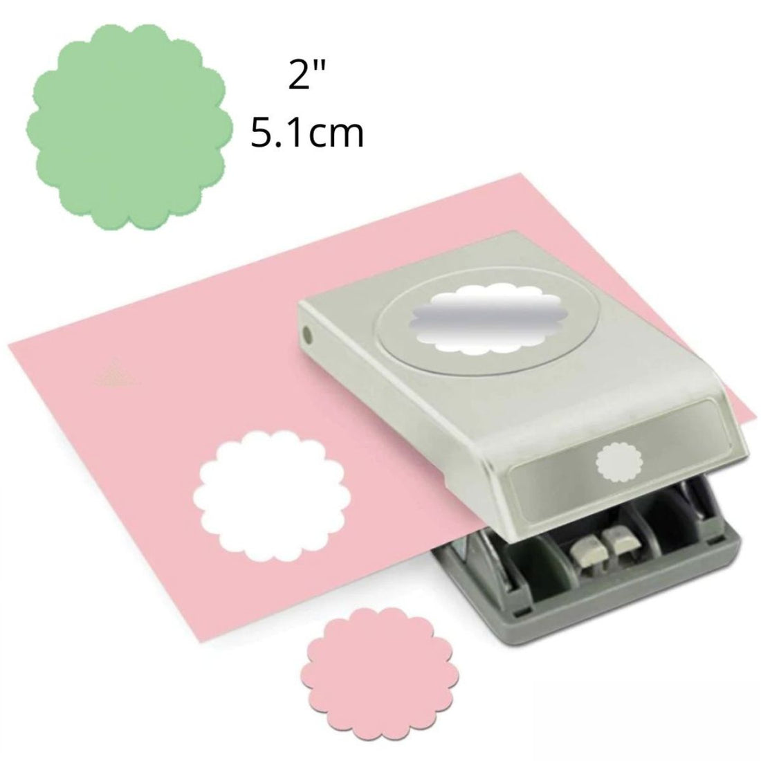 Slim Punch Scalloped Circle 2" / Perforadora de CÃrculo de Escalopa 5.1 cm Perforadoras Ek Success